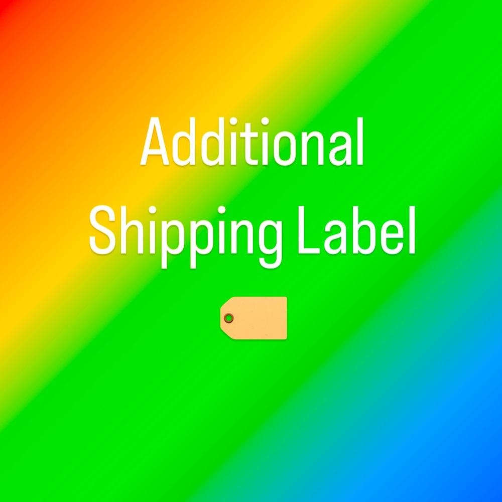 Additional shipping label